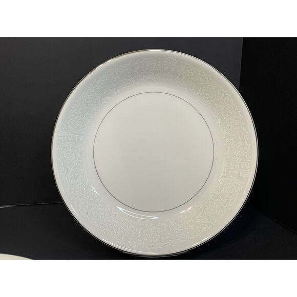 Montgomery Ward Shannon Japan Fine China Soup/Salad Bowls Set of 7 Silver Rim - Picture 8 of 16